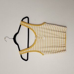 Stipped cropped tee